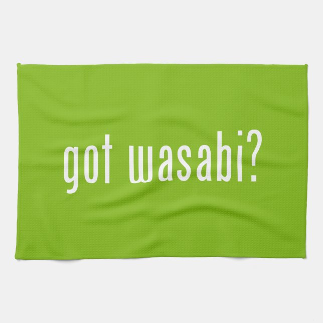 har Wasabi? Kökshandduk (Horisontell)