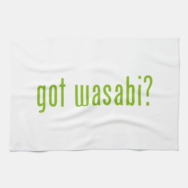 har Wasabi? Kökshandduk (Horisontell)