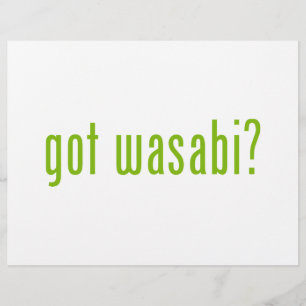 har Wasabi? Reklamblad