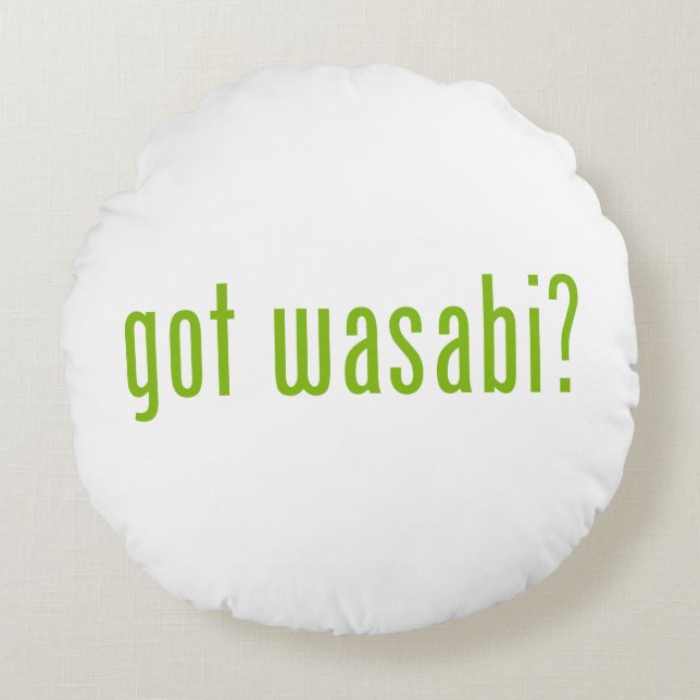 har Wasabi? Rund Kudde (Framsidan)