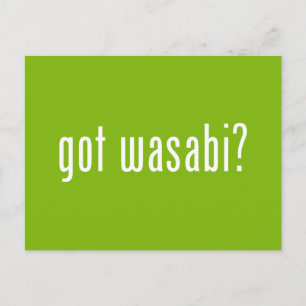 har Wasabi? Vykort