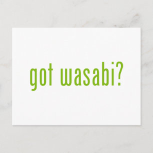 har Wasabi? Vykort