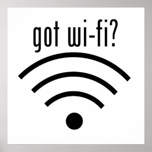 har Wi-fi? Poster