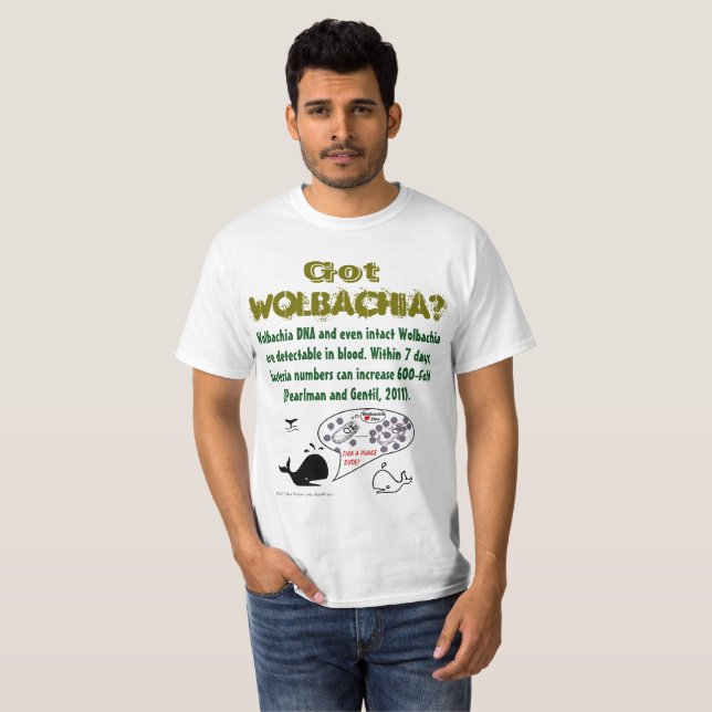 Har Wolbachia? vid RoseWrites T Shirt (Hel framsida)