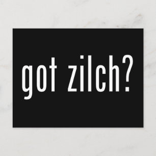 har Zilch? Vykort