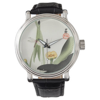 hara koson's Japanese painting watch,小原古邨の日本画 Armbandsur