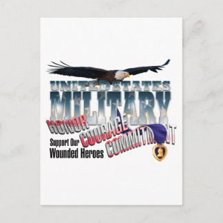 Hära våra militära hjältar vykort