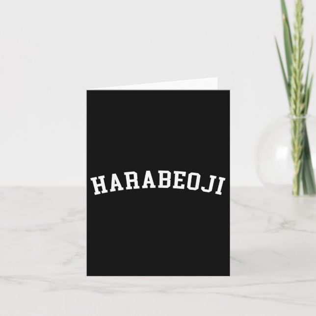 Harabeoji _2 kort (Framsida)