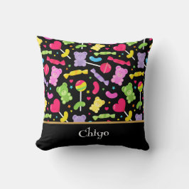 Harajuku Aesthetic Kawaii Candy Pattern Kudde