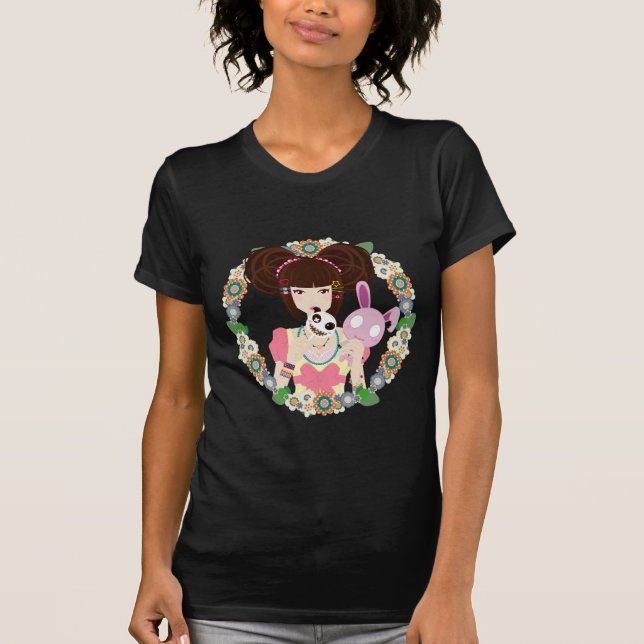 Harajuku flicka Yuriko T-shirt (Framsida)
