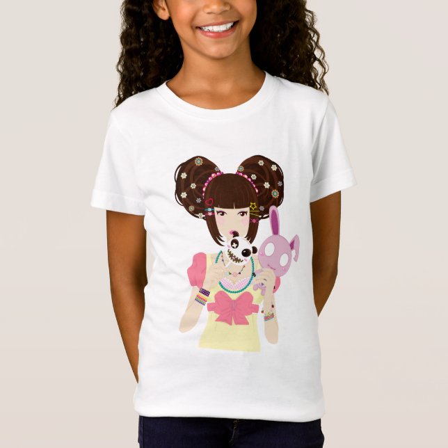 Harajuku flicka Yuriko T Shirt (Framsida)