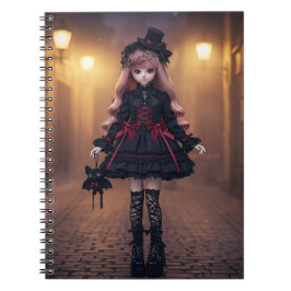 Harajuku Gothic: Doll med Fladdermus av Natasha Us Anteckningsbok