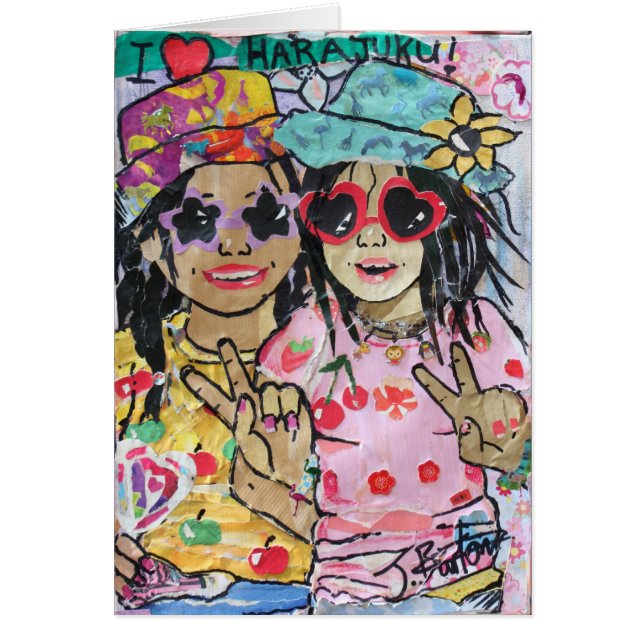 Harajuku Hälsningskort (Framsidan)