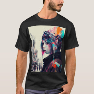 Harajuku Japan Modern Girl Art Tee