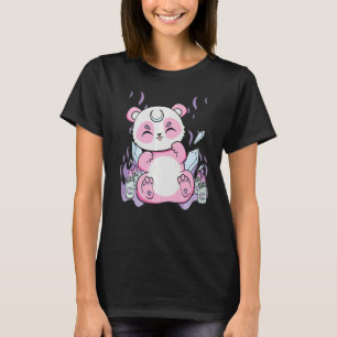 Harajuku Panda och nu goth Bear för akut terror Fa T Shirt