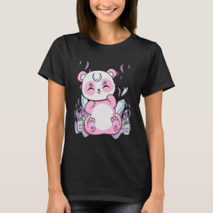 Harajuku Panda och nu goth Bear för akut terror Fa T Shirt