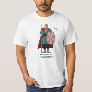 Harald Bluetooth - Viking Kung of Danmark T-shirt