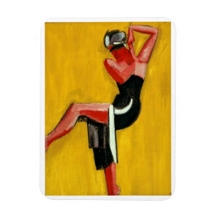 Harald Giersing, Dancer on Gult Background, 1920 Magnet
