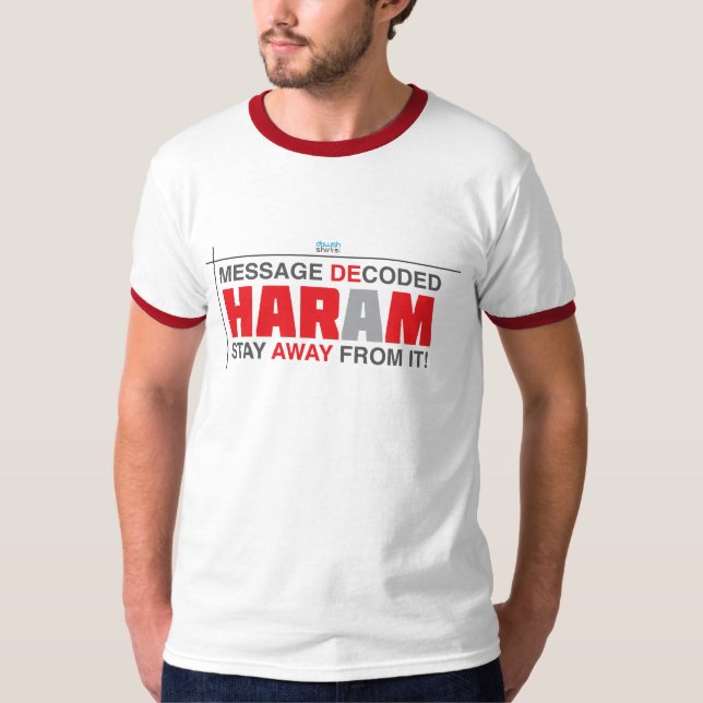 Haram: Stag i väg från det! Tee (Framsida)