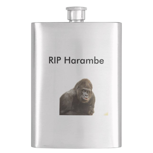 Harambe flaska fickplunta (Framsidan)