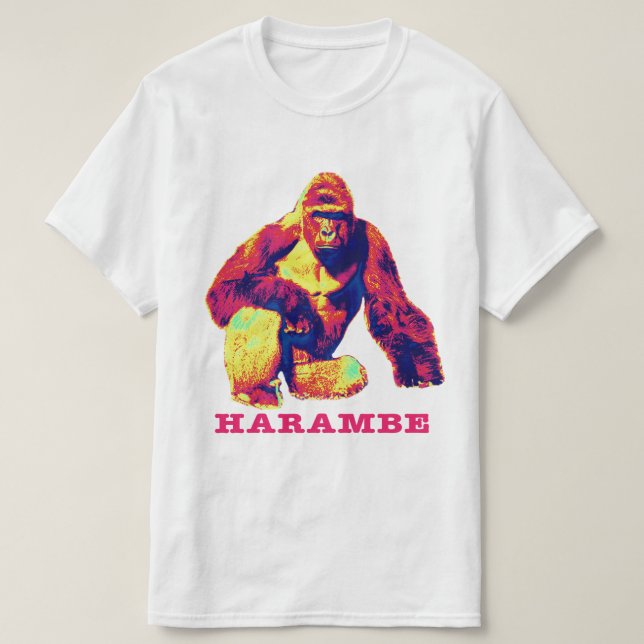 Harambe Gorilla T-shirt (Design framsida)