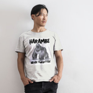 HARAMBE GORILLA T-shirts T Lång Ärmad Tröja