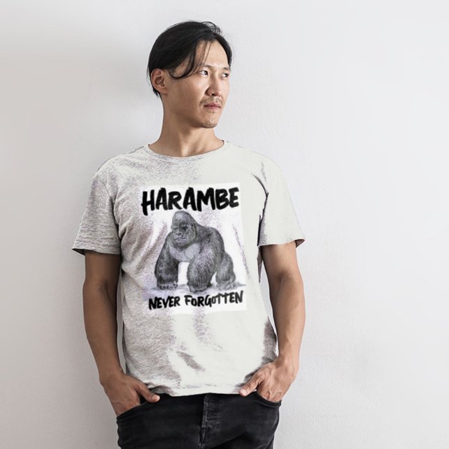 HARAMBE GORILLA T-shirts T Lång Ärmad Tröja (Skapare uppladdad)