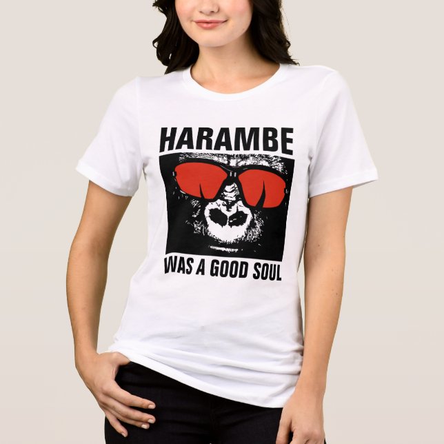 HARAMBE gorilla VAR BRA SOUL T-Shirts (Framsida)