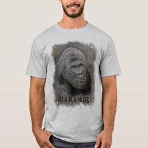 Harambe (Graphite Teckning)-Large Image Storlek