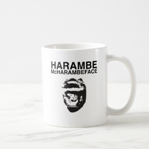 Harambe McHarambeface Kaffemugg