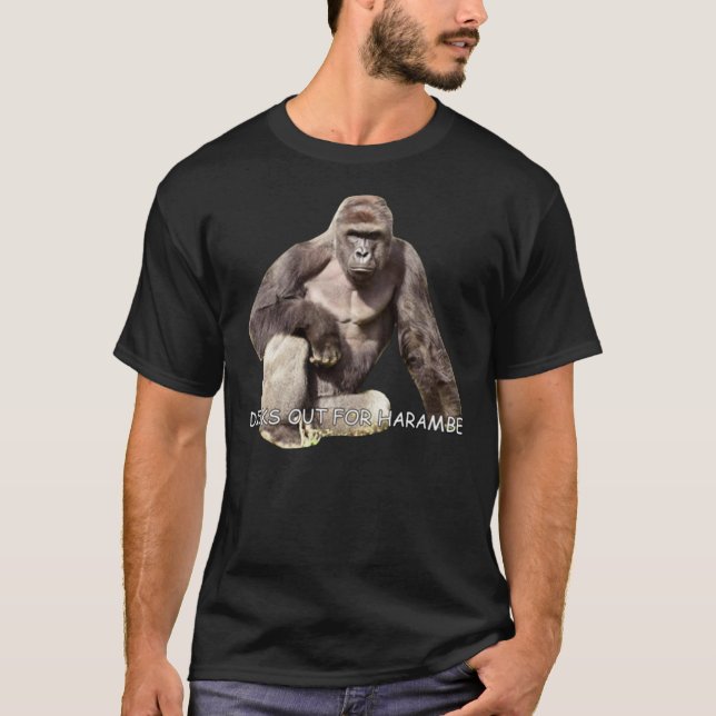 Harambe - Memorial Essential T-Shirt (Framsida)