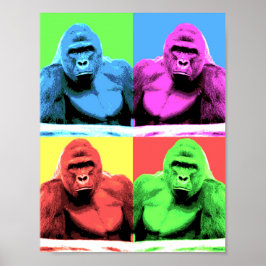 Harambe Pop Art Poster