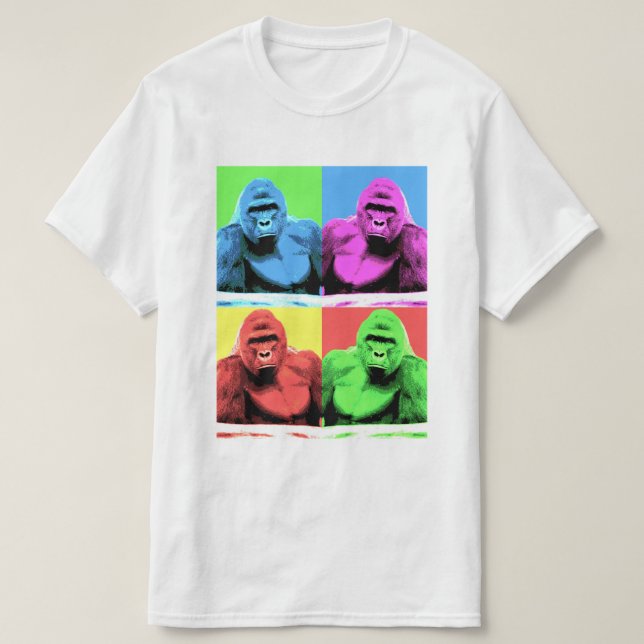Harambe Pop Art T-shirt (Design framsida)
