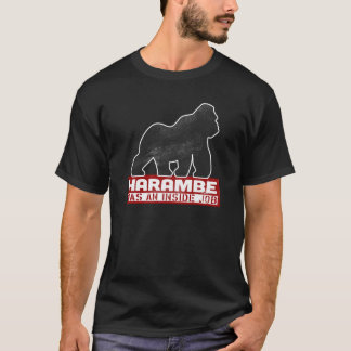 Harambe var en inre jobbgorilla 2016 t-shirt