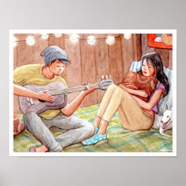 "Harana" - inspirerad av Eraserhead Sång Poster (Framsidan)