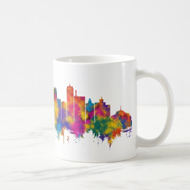 Harare Zimbabwe Skyline Kaffemugg (Höger)