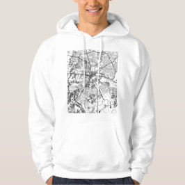 Harare Zimbabwe stads karta Hoodie