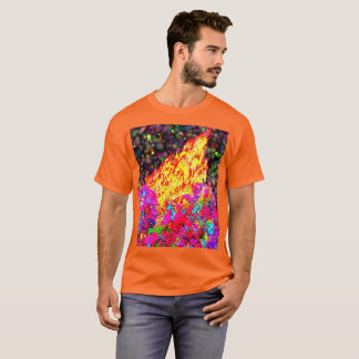 Hårbenbrand med färg och gnistor t shirt