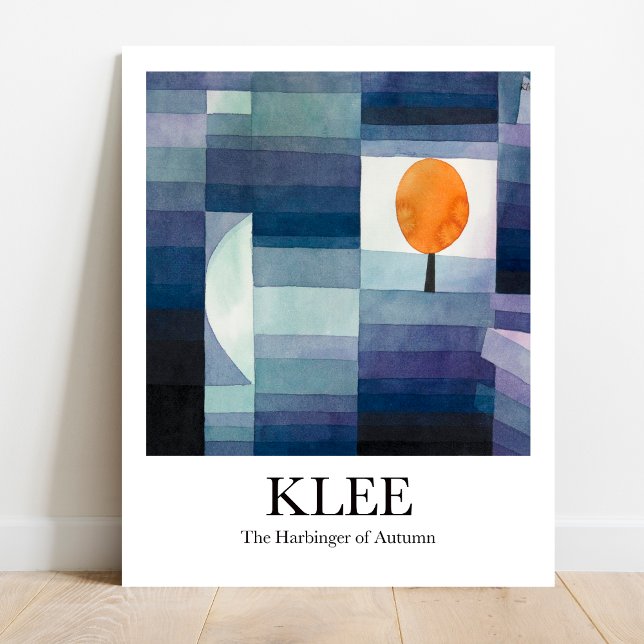 Harbinger från Autumn av Paul Klee Poster (Fall's First Sign: Klee's "Harbinger of Autumn." Museum-quality poster)