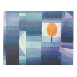 Harbinger of autumn abstract watercolor Paul Klee Anteckningsblock