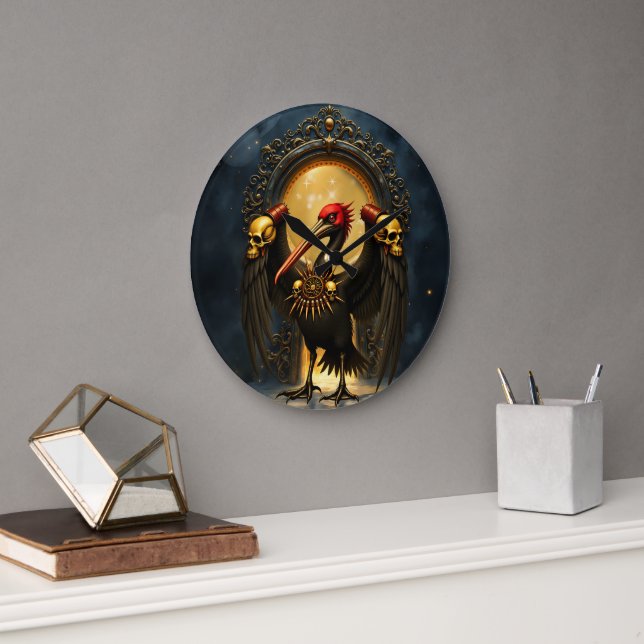 Harbinger of the Golden Gate The Nocturnal Pelican Stor Klocka (Kontor)