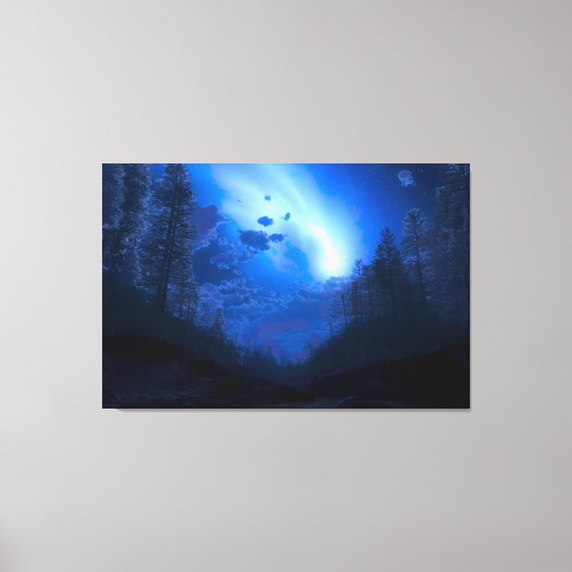 "Harbinger" Triptych Canvas (Framsida)