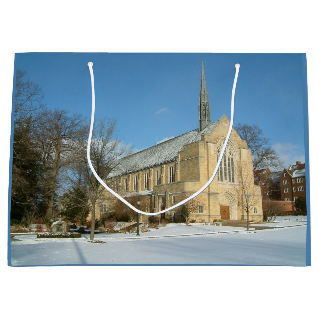 Harbison Chapel i Winter vid Grove City College (Framsidan)