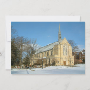 Harbison Chapel i Winter vid Grove City College Kort