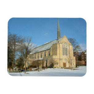 Harbison Chapel i Winter vid Grove City College Magnet