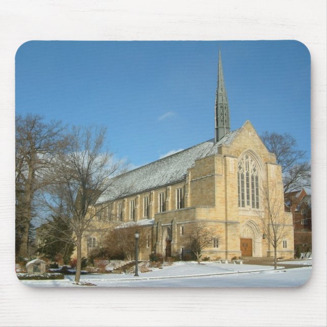 Harbison Chapel i Winter vid Grove City College Musmatta (Framsidan)