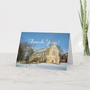Harbison Chapel i Winter vid Grove City College Tack Kort