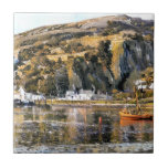 HARBOR BARMOUTH WALES KAKELPLATTA<br><div class="desc">En konstkonstruktion av pikturesque-hamnen i Barmouth Wales.</div>