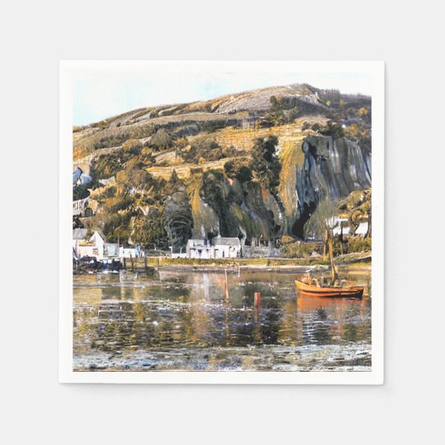 HARBOR BARMOUTH WALES PAPPERSSERVETT (Framsidan)