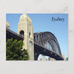 Harbor bridge-pylon vykort